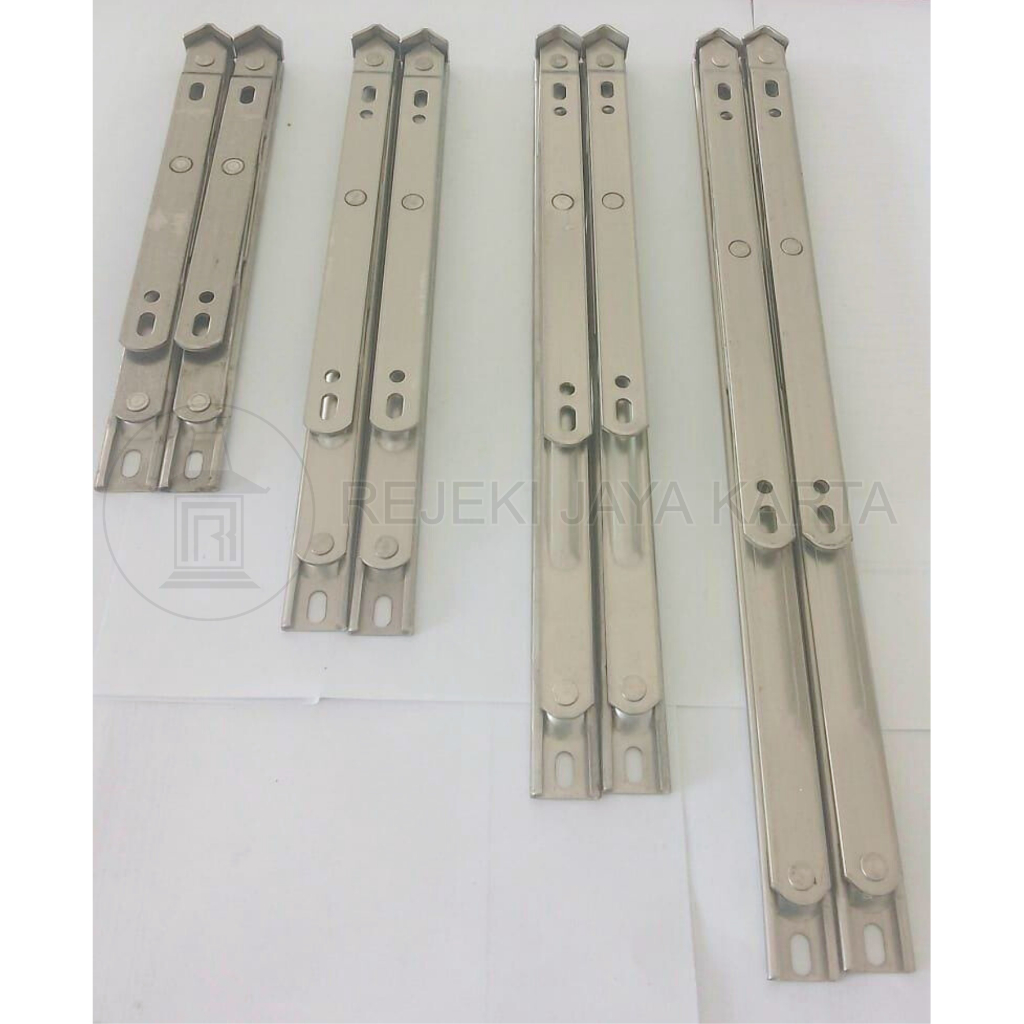 Engsel Casement Jendela HAMPTON Stainless Aluminium 8 10 12 14 24 inch 20-60 cm