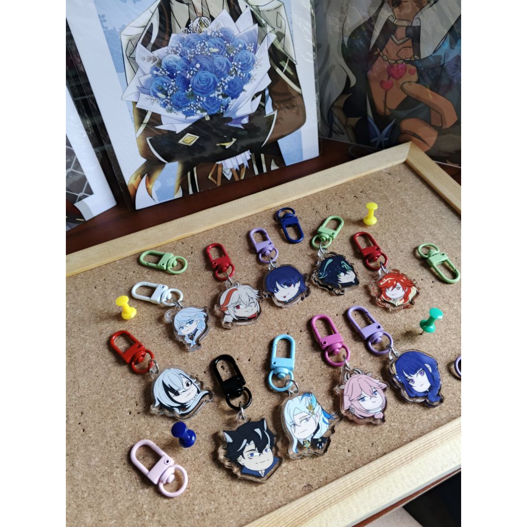 Keychain Acrylic/Akrilik Genshin Impact