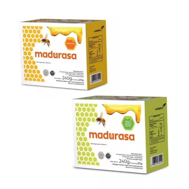 

Madurasa sachet isi 12 Sachet Original | Jeruk Nipis - Madu Alami Praktis & Menyehatkan