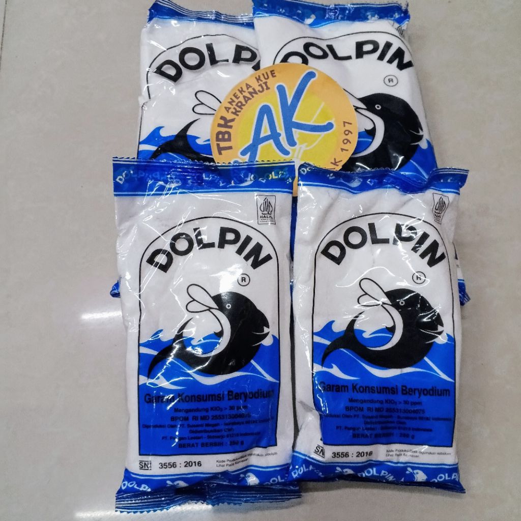 

GARAM DOLPIN GARAM DAPUR DARAM BERYODIUM GARAM DOLPIN KEMASAN 250GRAM