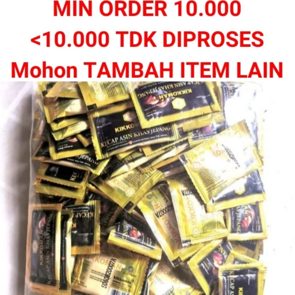 

Kecap asin japan jepang soy sauce saus sushi kimbab gimbab kikkoman sachet 5 ml