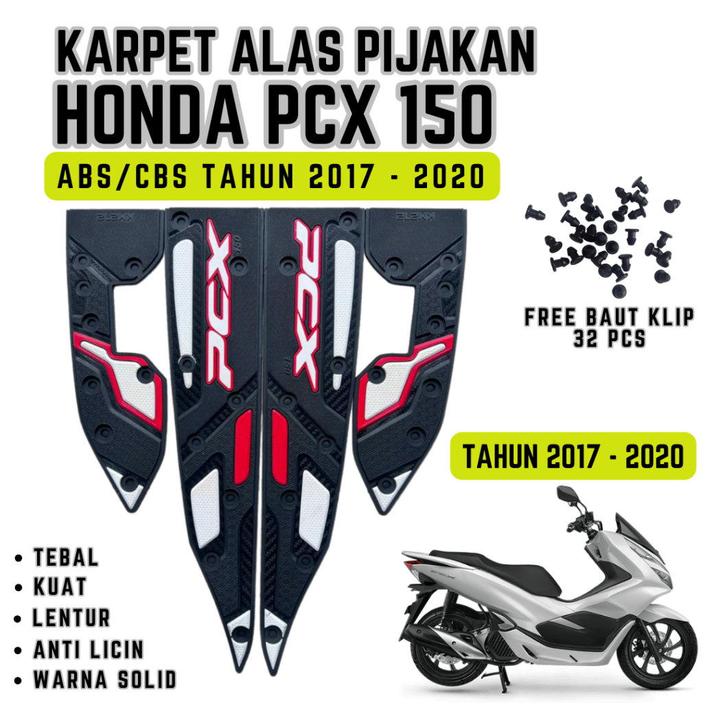 PIJAKAN ALAS KARPET PCX 150 ABS/CBS AKSESORIS PCX 150 VARIASI PCX 150