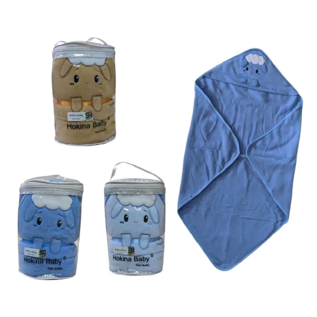 HOKINA BABY SELIMUT GULUNG TOPI, KARAKTER DOMBA