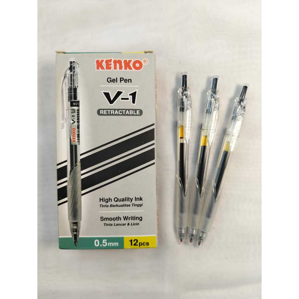 

GEL PEN KENKO V-1 - LUSIN 12 PCS