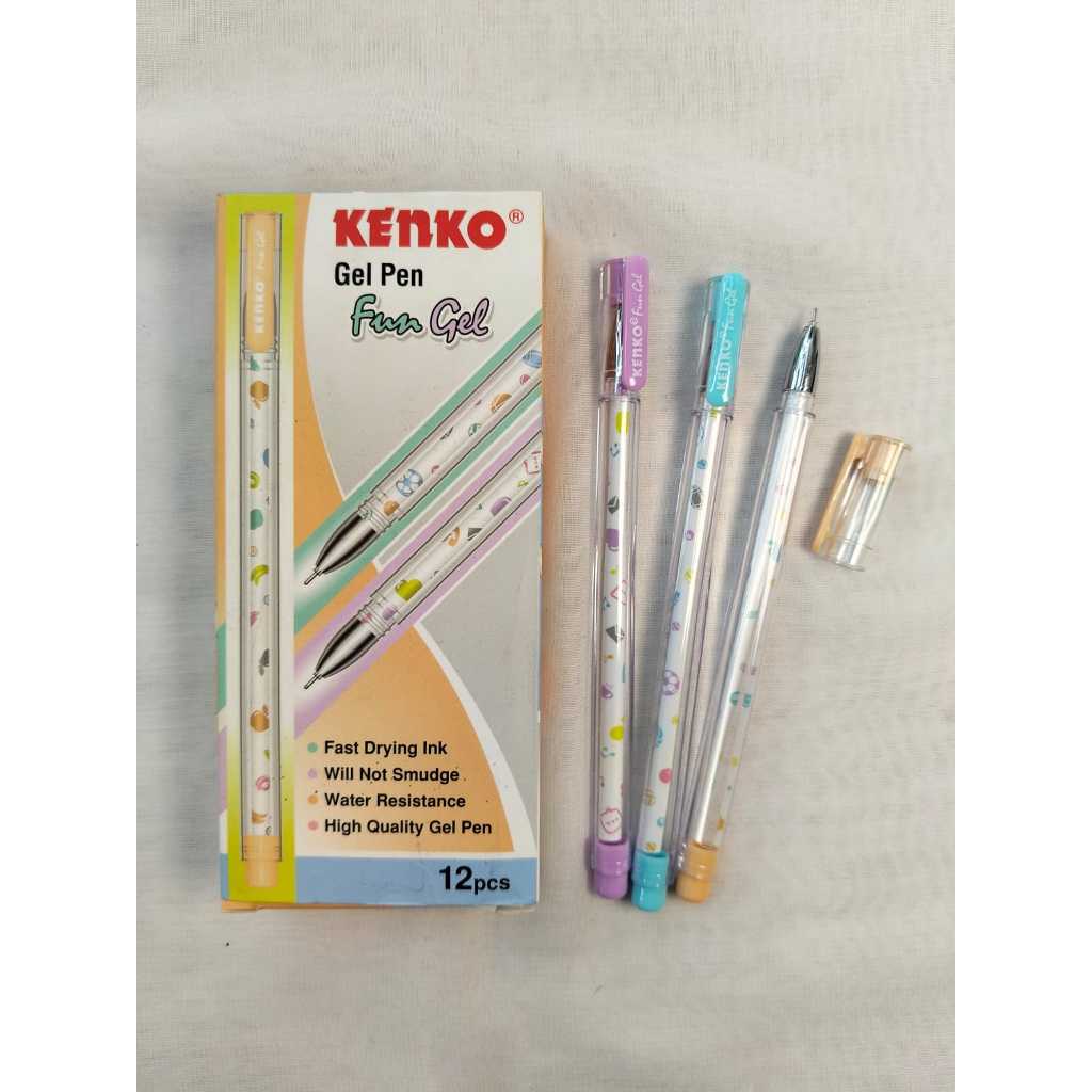

PEN GEL KENKO FUL GEL - LUSIN 12 PCS / PULPEN GEL KENKO