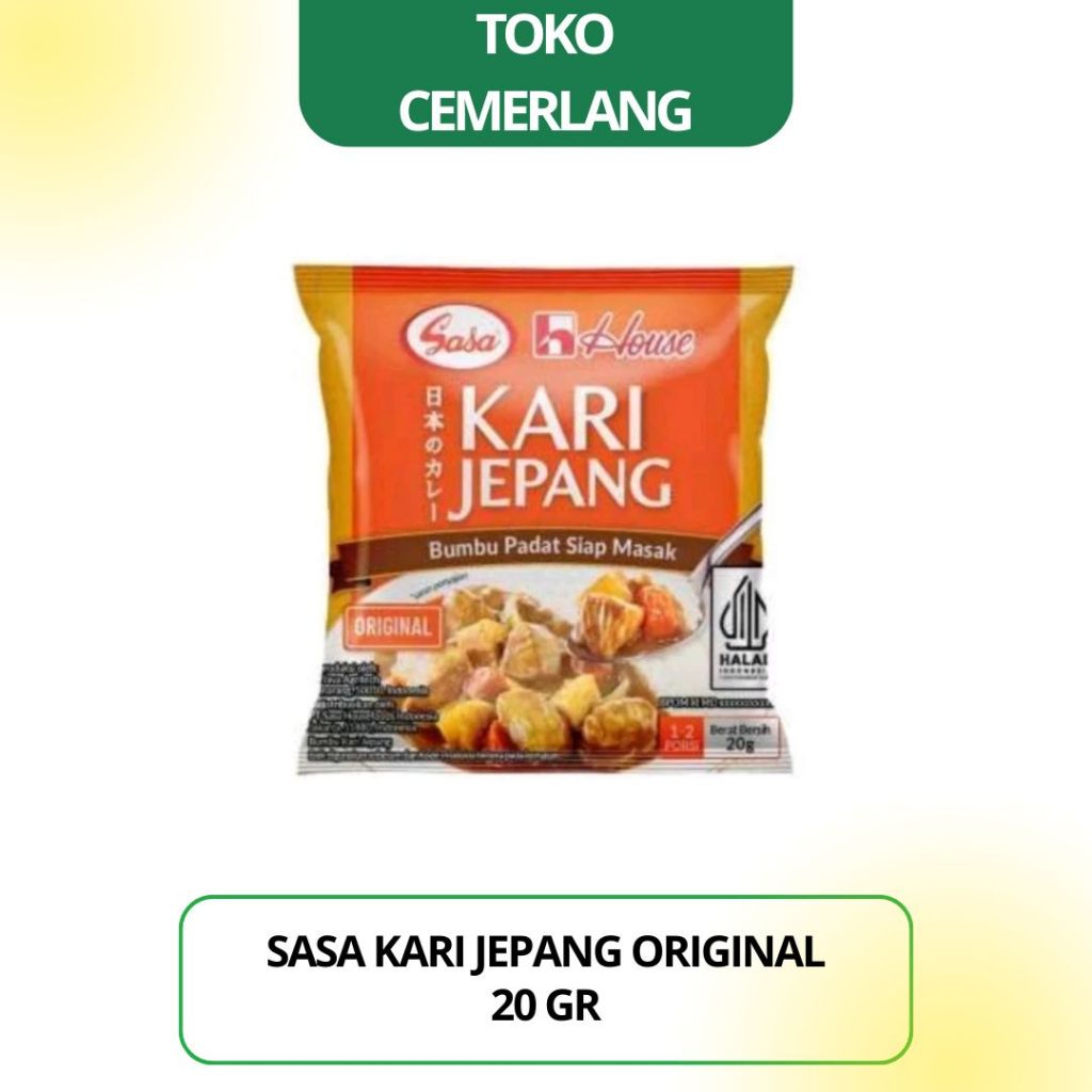 

Bumbu Kari Jepang Original Sasa 20 gr