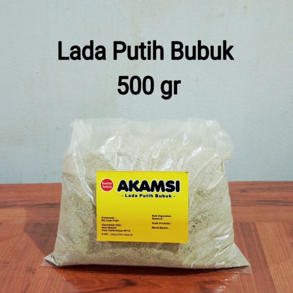 

Lada Putih Bubuk 500 gr / Merica Bubuk