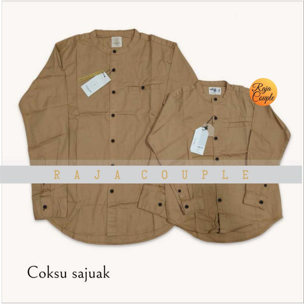 SAJUAK PREMIUM COKSU KEMEJA KOKO COUPLE AYAH ANAK ORIGINAL SAJUAK
