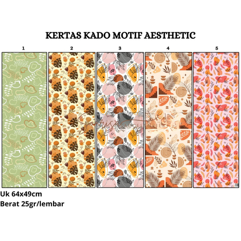 

SONRISA - Kertas Kado Aesthetic Lucu / Bungkus Kado Estetik Doff Wrapping Paper