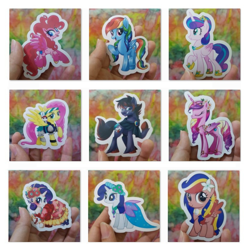 

[PROMO z1] 18 Sticker UNICORN My Little Pony (Decal Waterproof, Koper Laptop, dll)