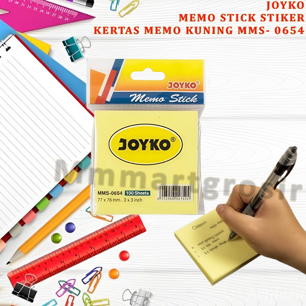 

Joyko / Memo Stick Stiker / Kertas Memo Kuning / MMS-0654