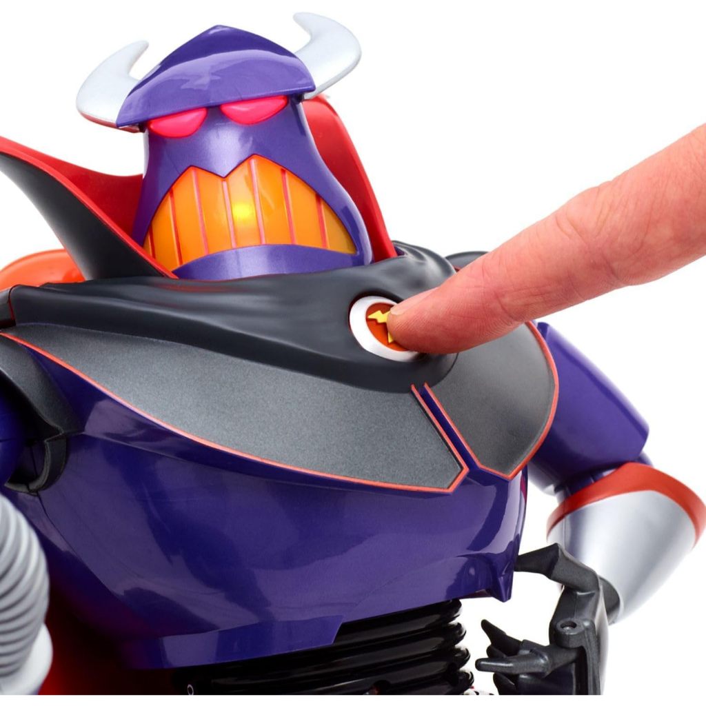 Disney Store Official Zurg Interactive Talking Action Figure from Toy Story, Features Sounds and Phr