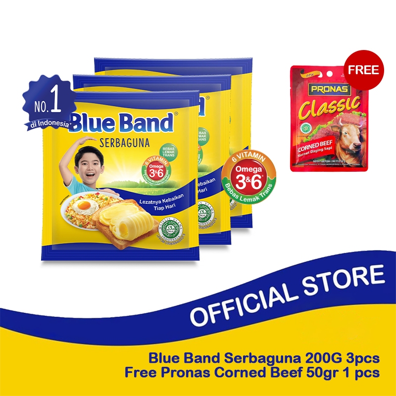 

[Buy 3 Get 1] Blue Band - Paket Extra Treat Free Pronas