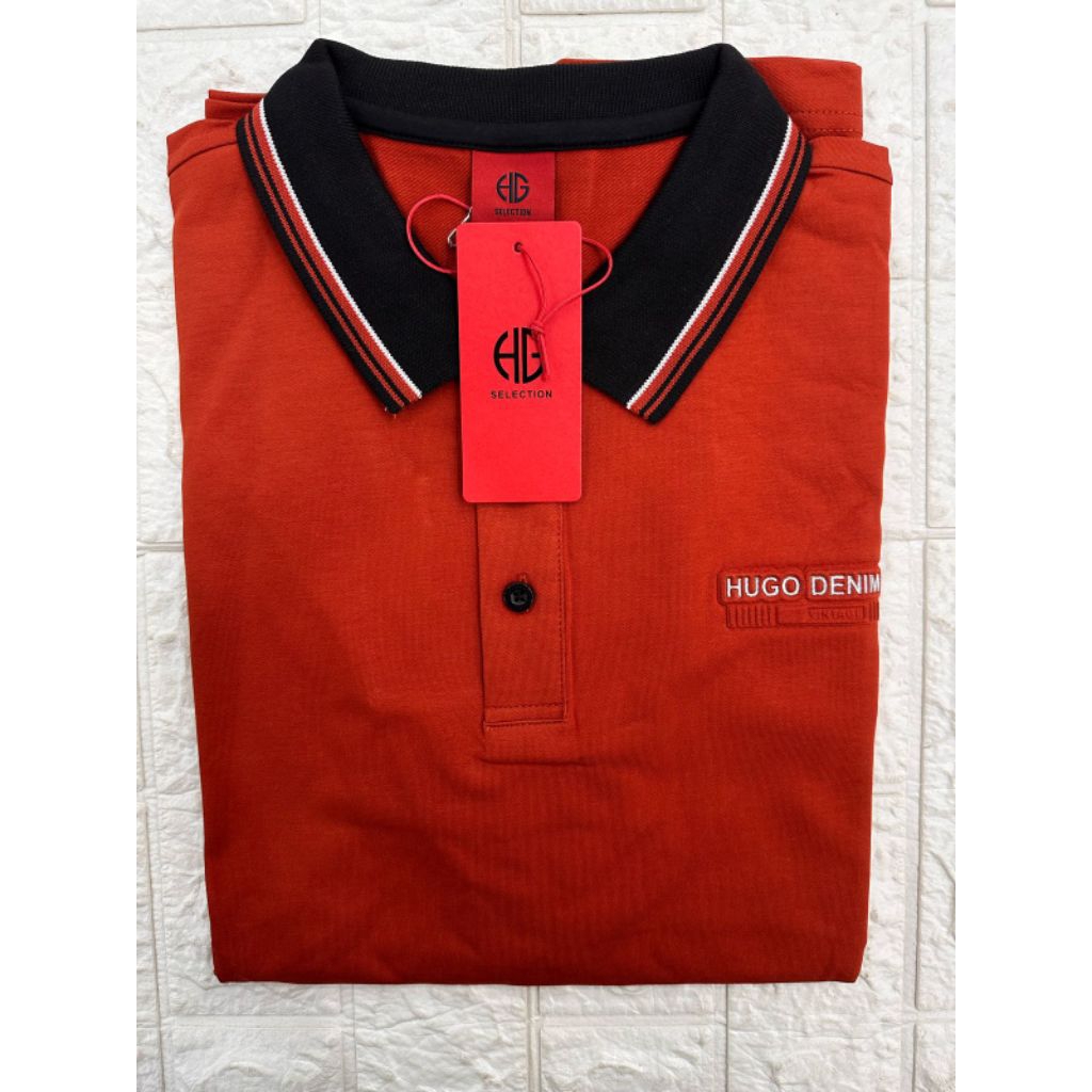 Kaos kerah hugo selection bahan tebal kaos kerah polo cowok kaos kerah hugo selection bahan tebal pr