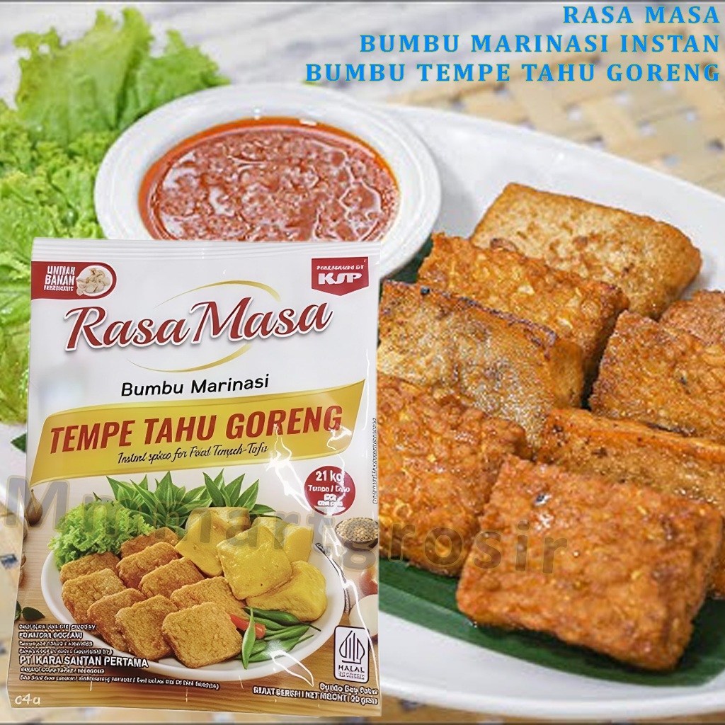 

Rasa Masa / Bumbu Marinasi Instan / Bumbu Tempe Tahu Goreng / 20gr