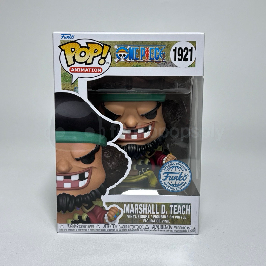 READY STOCK Funko Pop Animation ONE PIECE - MARSHALL D. TEACH - BLACKBEARD - KUROHIGE SPECIAL EDITIO