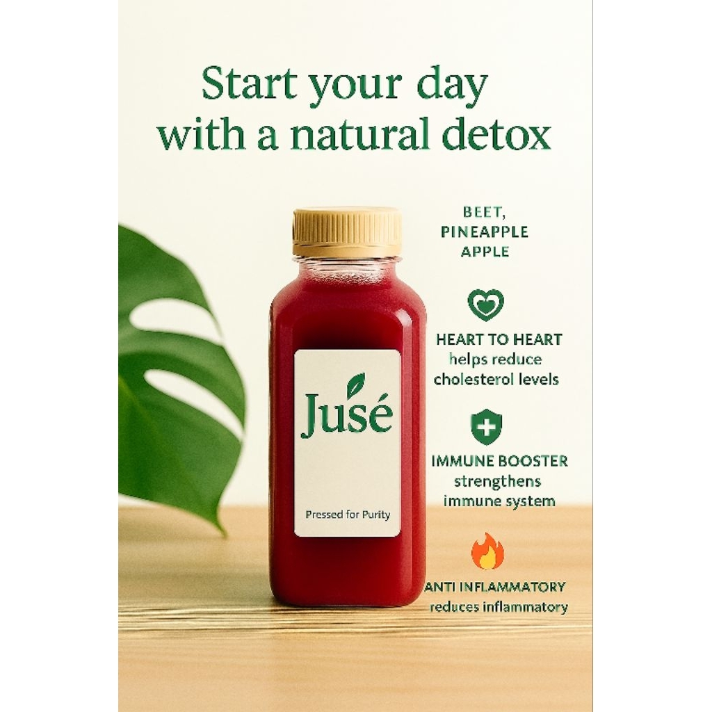 

Cold Pressed Juice Mixed Beet, Pineapple, Apple