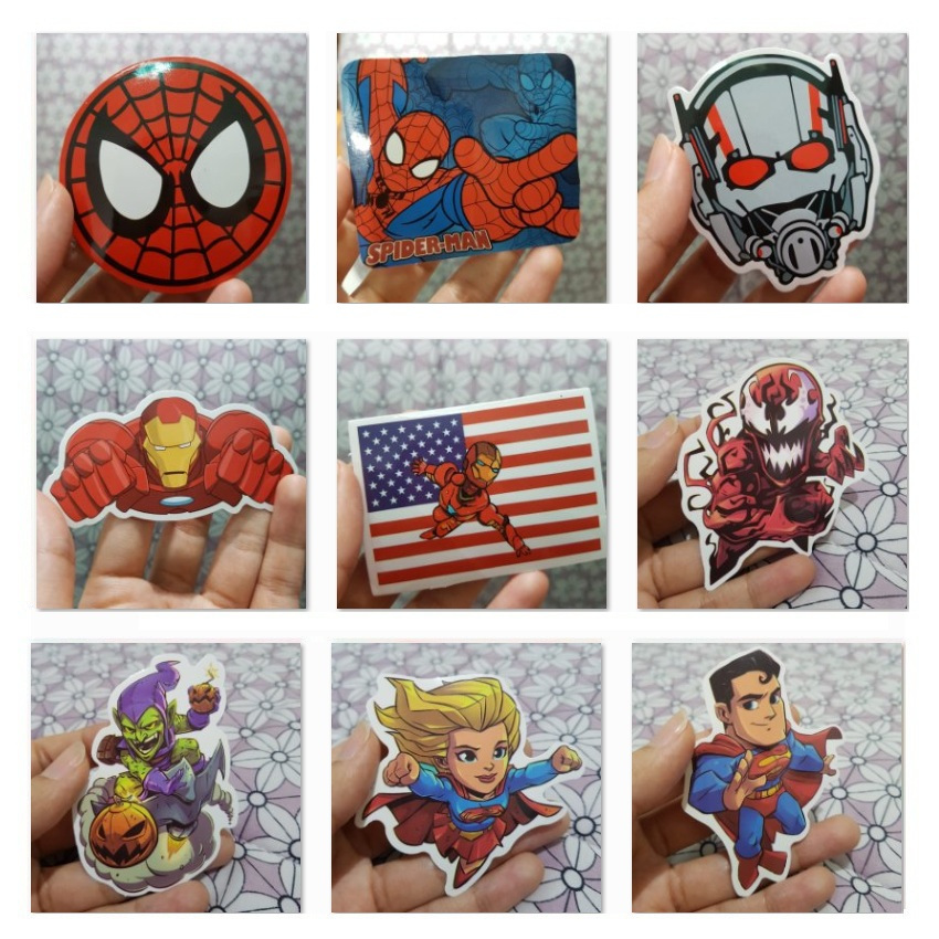 

[PROMO z1] 18 Sticker Super Hero (Decal Waterproof, Koper, Laptop dll)