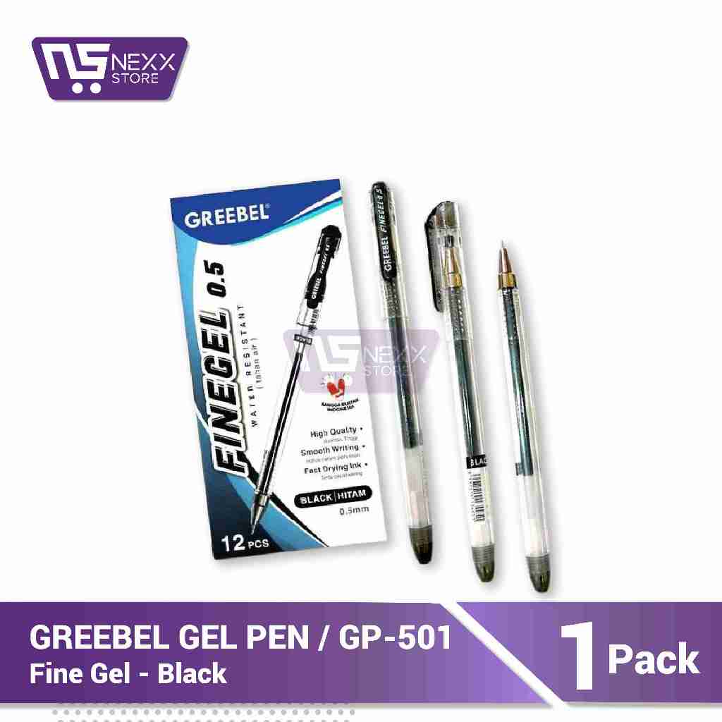 

Greebel Gel Pen / GP501 FINE GEL 0.5 – 1 Pack (12 pcs)