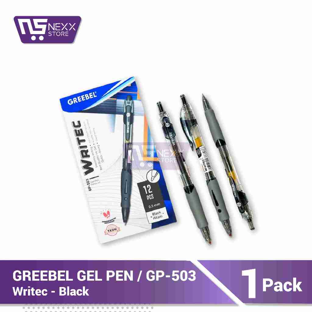 

Greebel Gel Pen / GP503 WRITEC – 1 Pack (12 pcs)