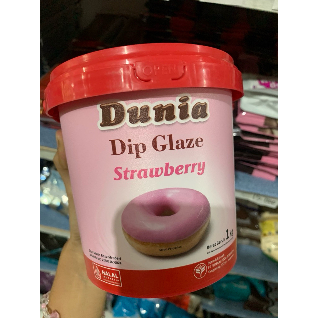 

Dunia glaze eco strawberry 1kg