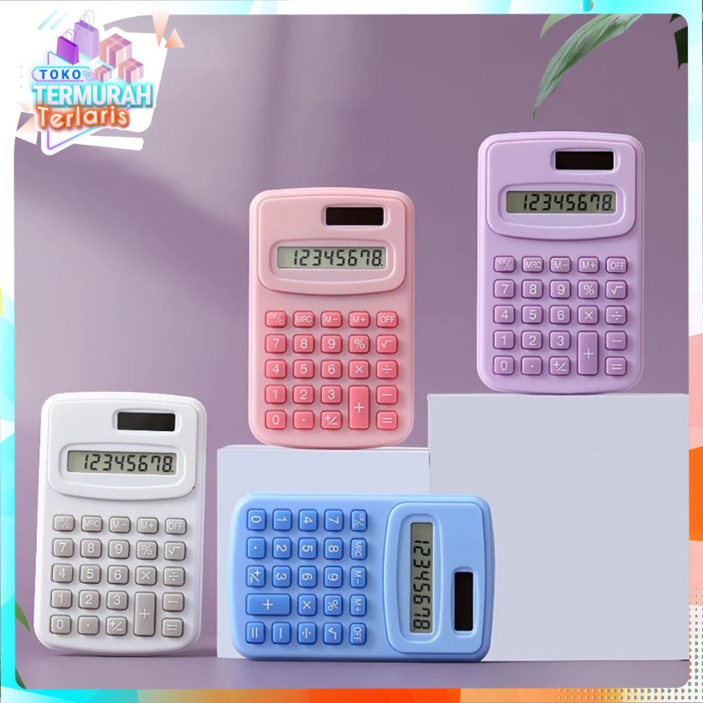 

Kalkulator Mini Warna Warni Pastel Kalkulator Kecil 8 Digit Calculator Mini Pocket Full Color Warna Macaroon Lucu Kalkulator Portable Praktis Untuk Anak Sekolah Pelajar Mahasiswa Belajar Ujian Kantor