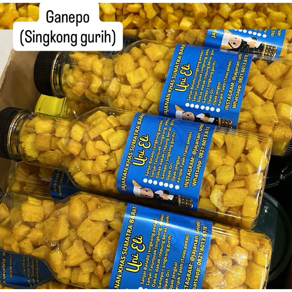 

KHAS PADANG Ganepo Singkong Gurih
