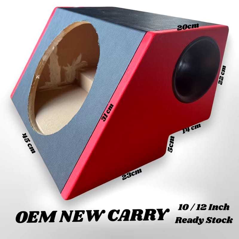 Box Subwoofer 10 Inch 12 Inch Suzuki New Carry Bahan mdf 18mm