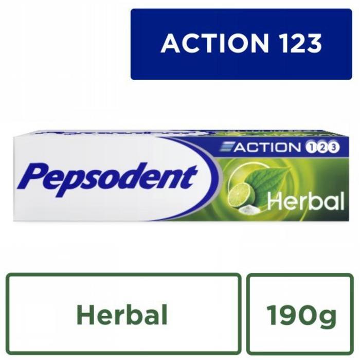 PEPSODENT ACTION 123 HERBAL 190 GR