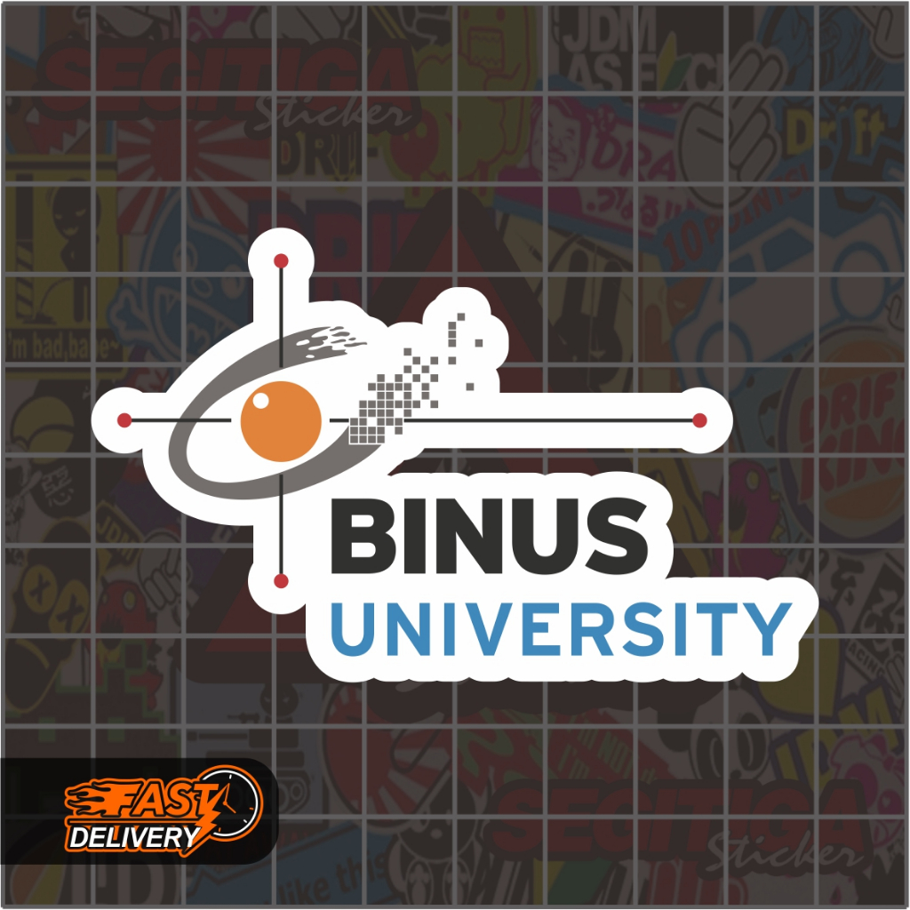

Sticker Binus University Ukuran 8 x 5 Cm