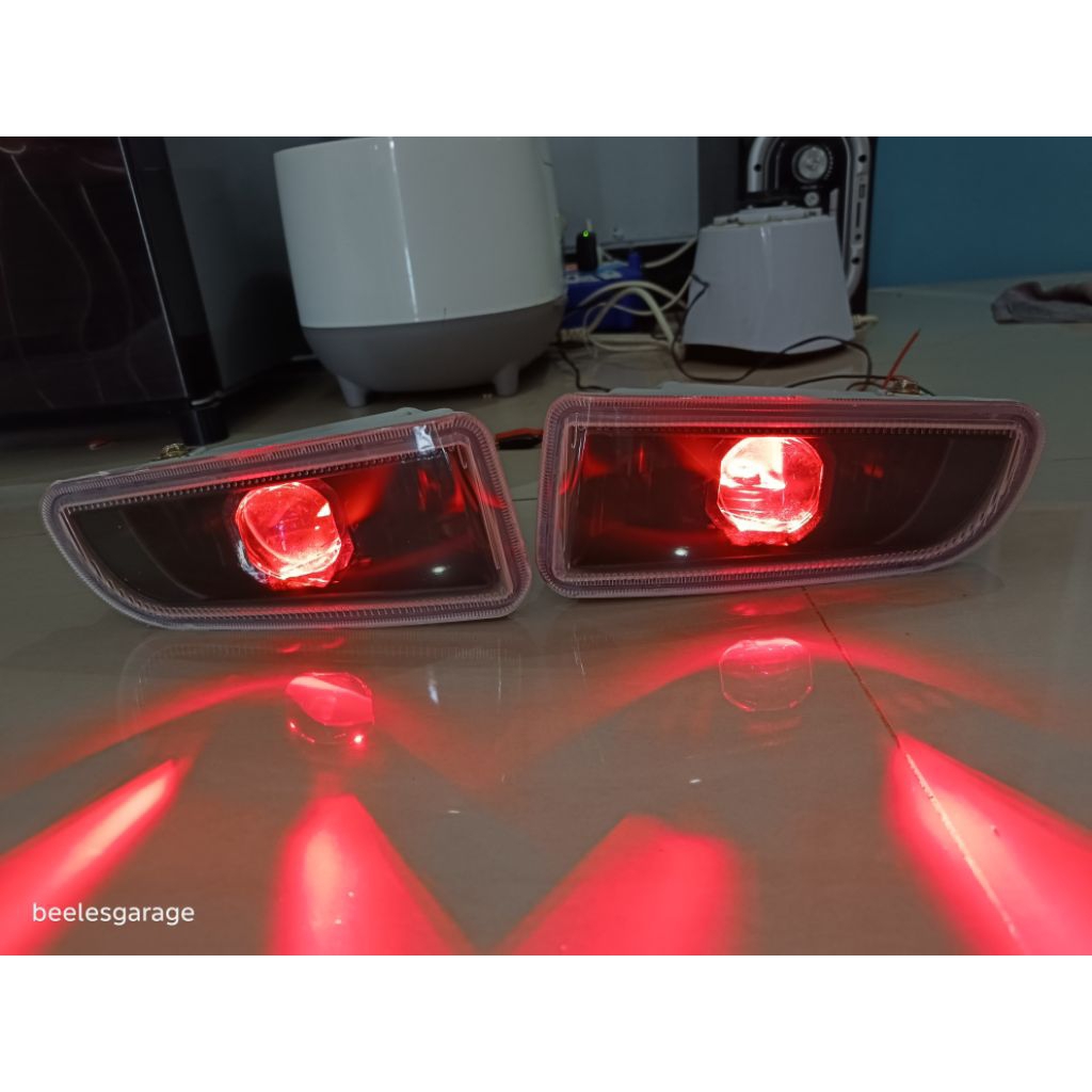 Foglamp Kijang Kapsul 2000-2002 Biled Matrix 1,5inch Merah