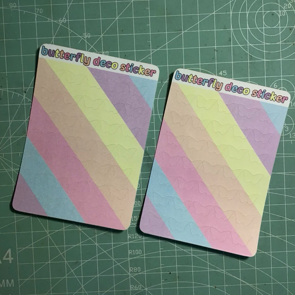 

BUTTERFLY DECO STICKER aesthetic sticker for polcos, notes, and bullet journal.