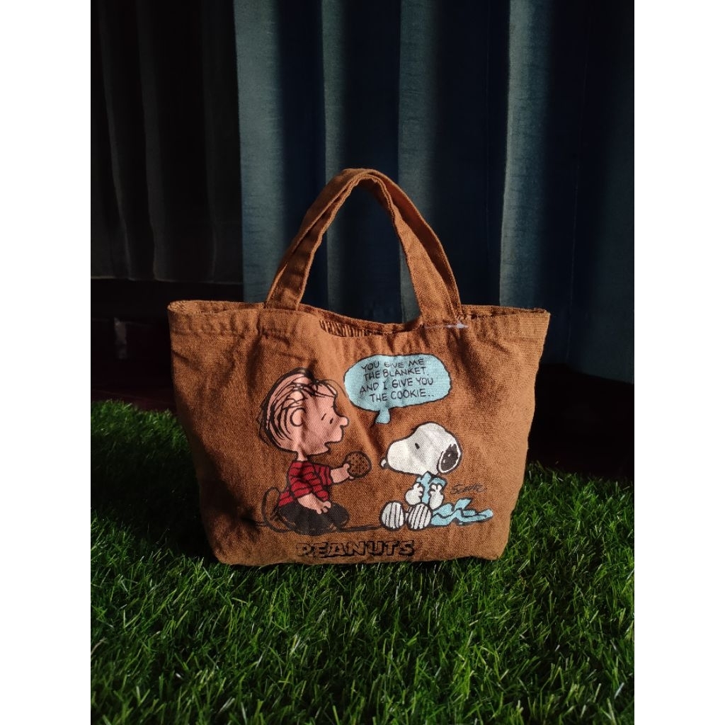 tas tote bag snoopy second preloved