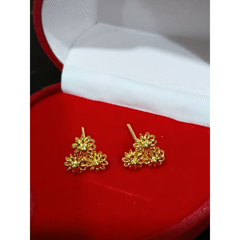 Emas 24k LM 99,9% Kerabu Tusuk Matahari