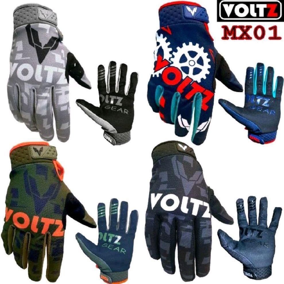 Sarung tangan Voltz MX-01 sarung tangan cross MX Adventure trail trabas harian touchscreen Original 