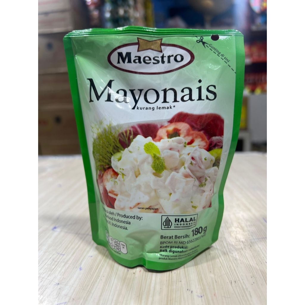

Mayonais Maestro 180gr / 1 Kg