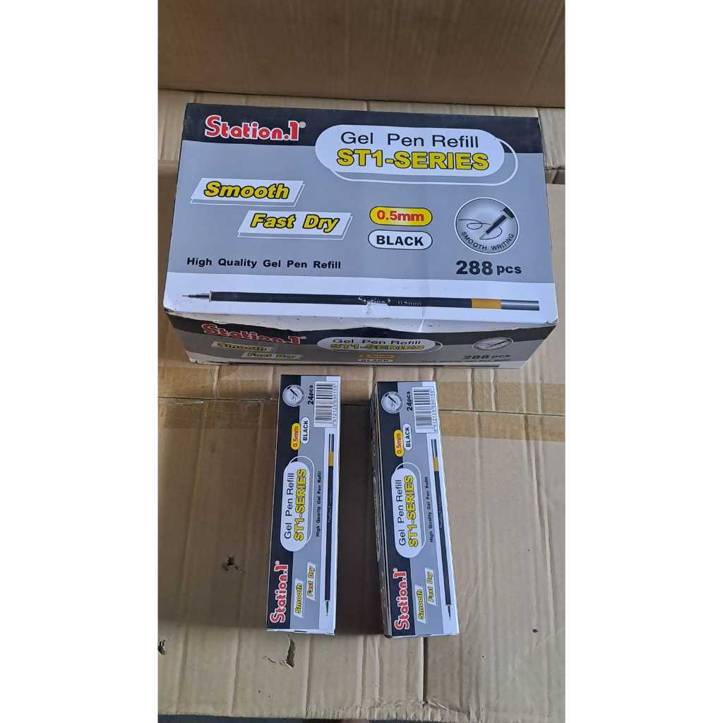 

REFILL PULPEN GEL ST-1 HITAM (1 PAK ISI 24)++++