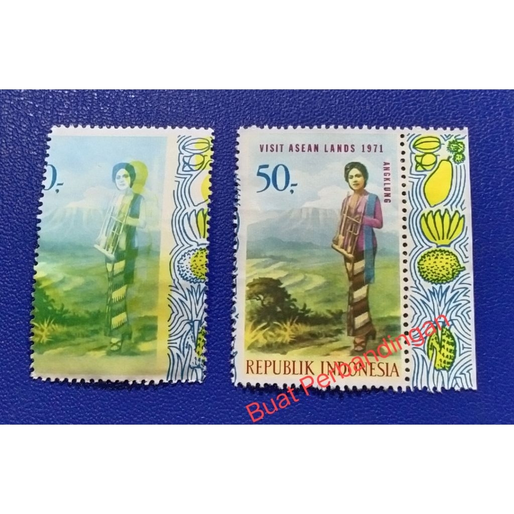 

Prangko Lawas RI Visit Asean Lands Misprint,Salah Cetak & Eror Thn 1971 Langka