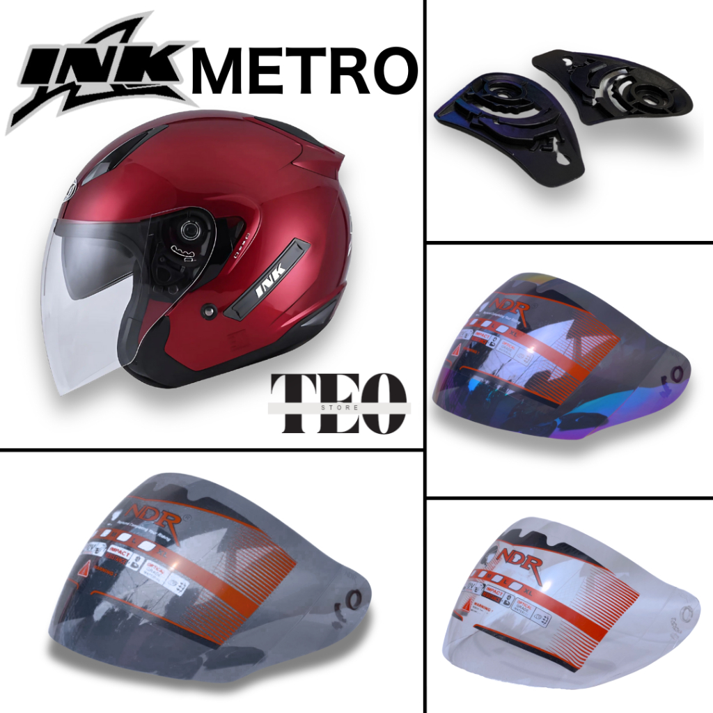 Kaca Helm INK METRO Visor Helmet CEMBUNG venom open ink metro 2