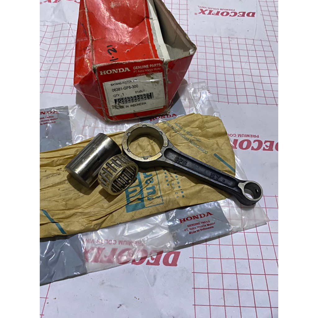 stang piston seher honda astrea star prima grand impressa supra win 100 original AHM ori ahm