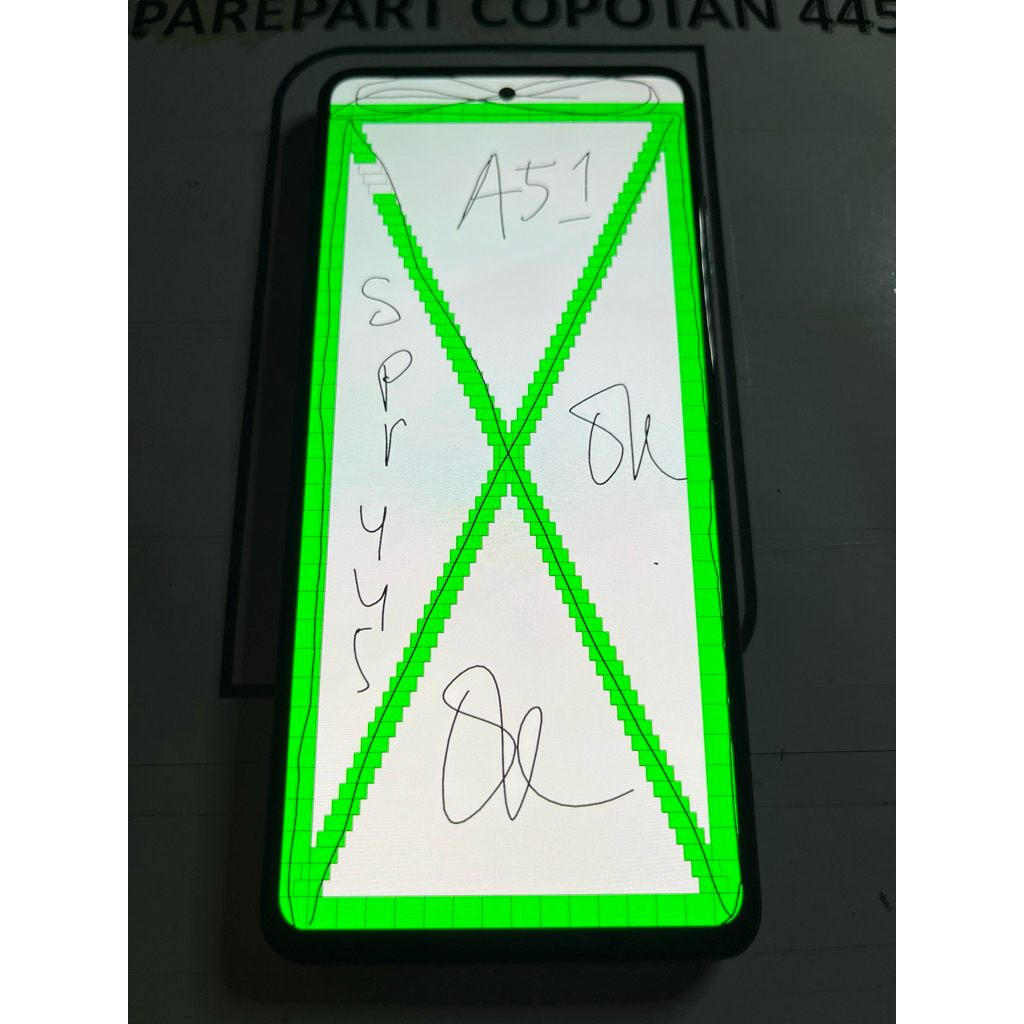 lcd Samsung a51 copotan