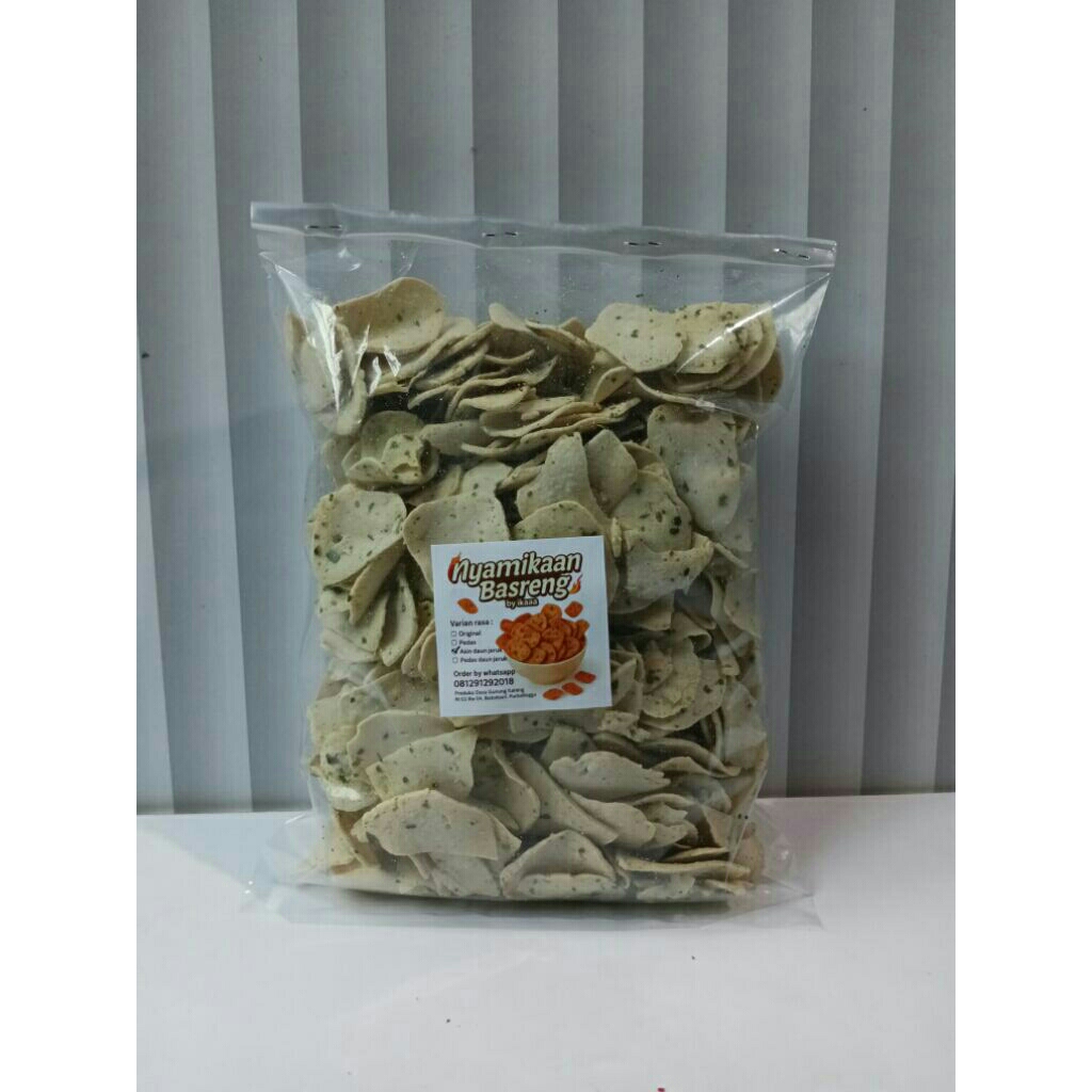 

[ Nyamikaan Basreng ] - Basreng Koin Rasa Asin Daun Jeruk Kemasan 250 gram
