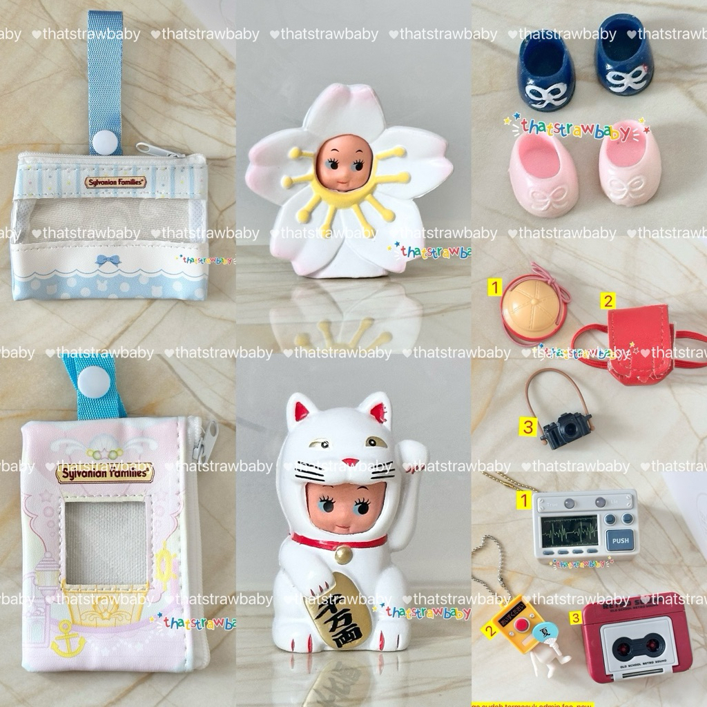 Pouch Sylvanian Families , Accessories Sylvanian , Printilan Sylvanian, Kewpie Gatcha Polly Pocket G