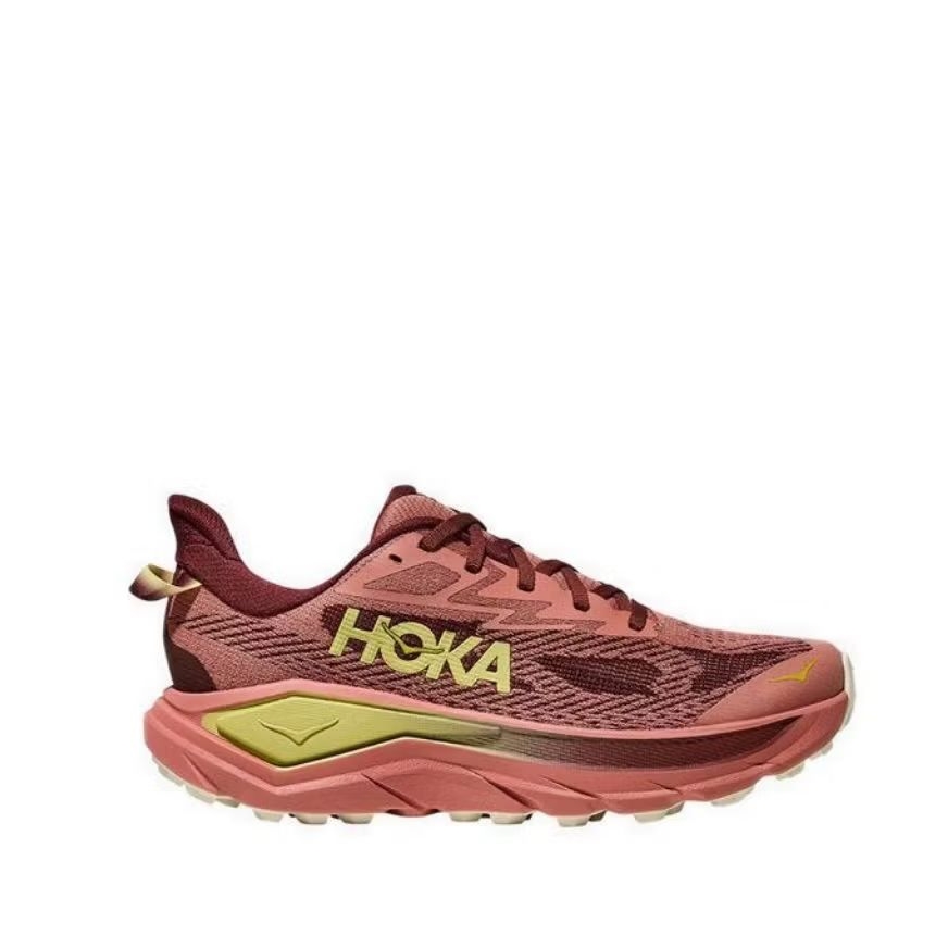 Hoka Challenger 8 Women's Trail Running Shoes - Blush / Dark Cedar
