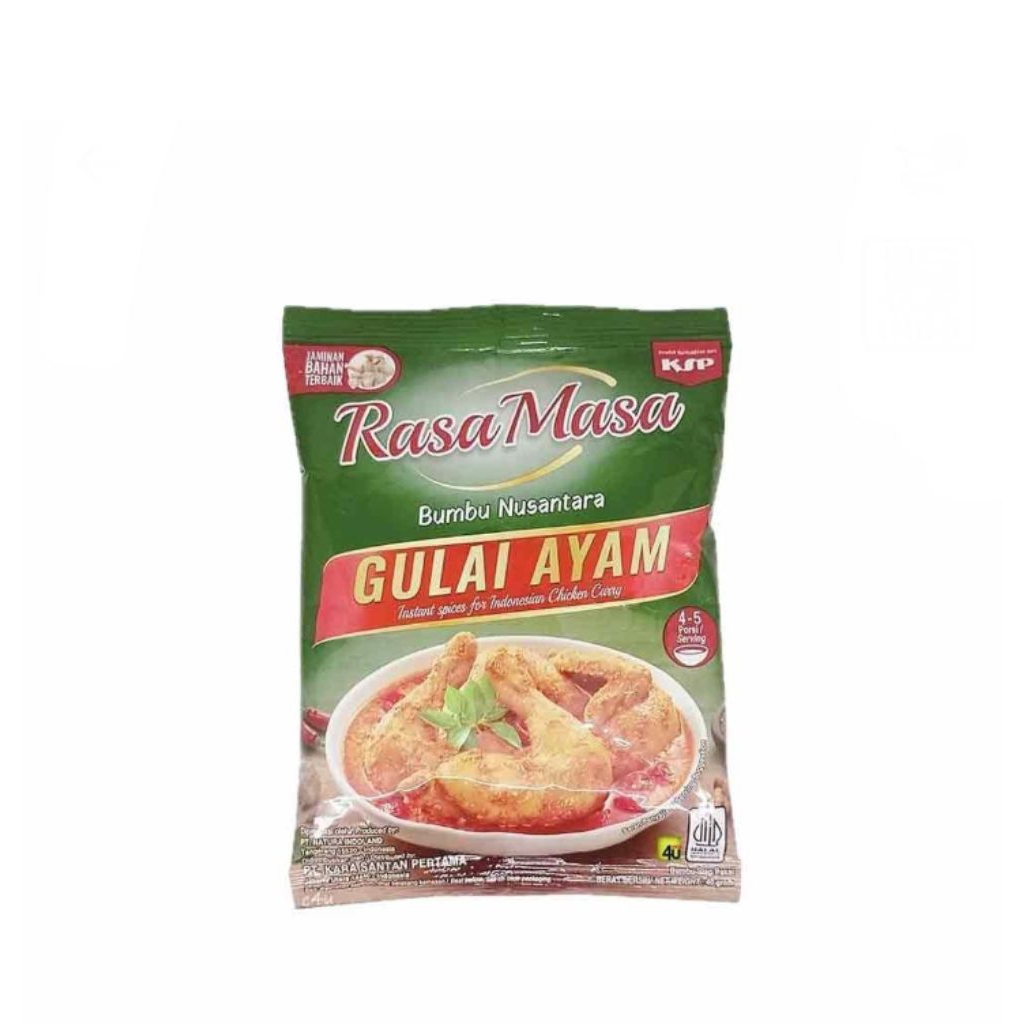 

rasa masa bumbu gulai ayam pack 40 gram