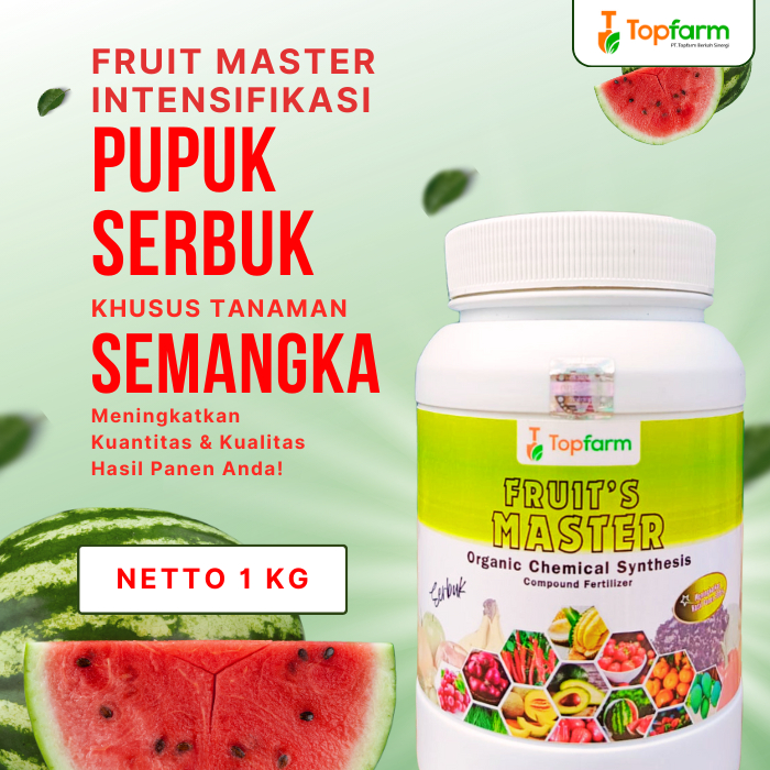 Pupuk Serbuk Topfarm / Pupuk Semangka Pembesar Buah / Pupuk Semangka Merah / Pupuk Semangka Kuning /