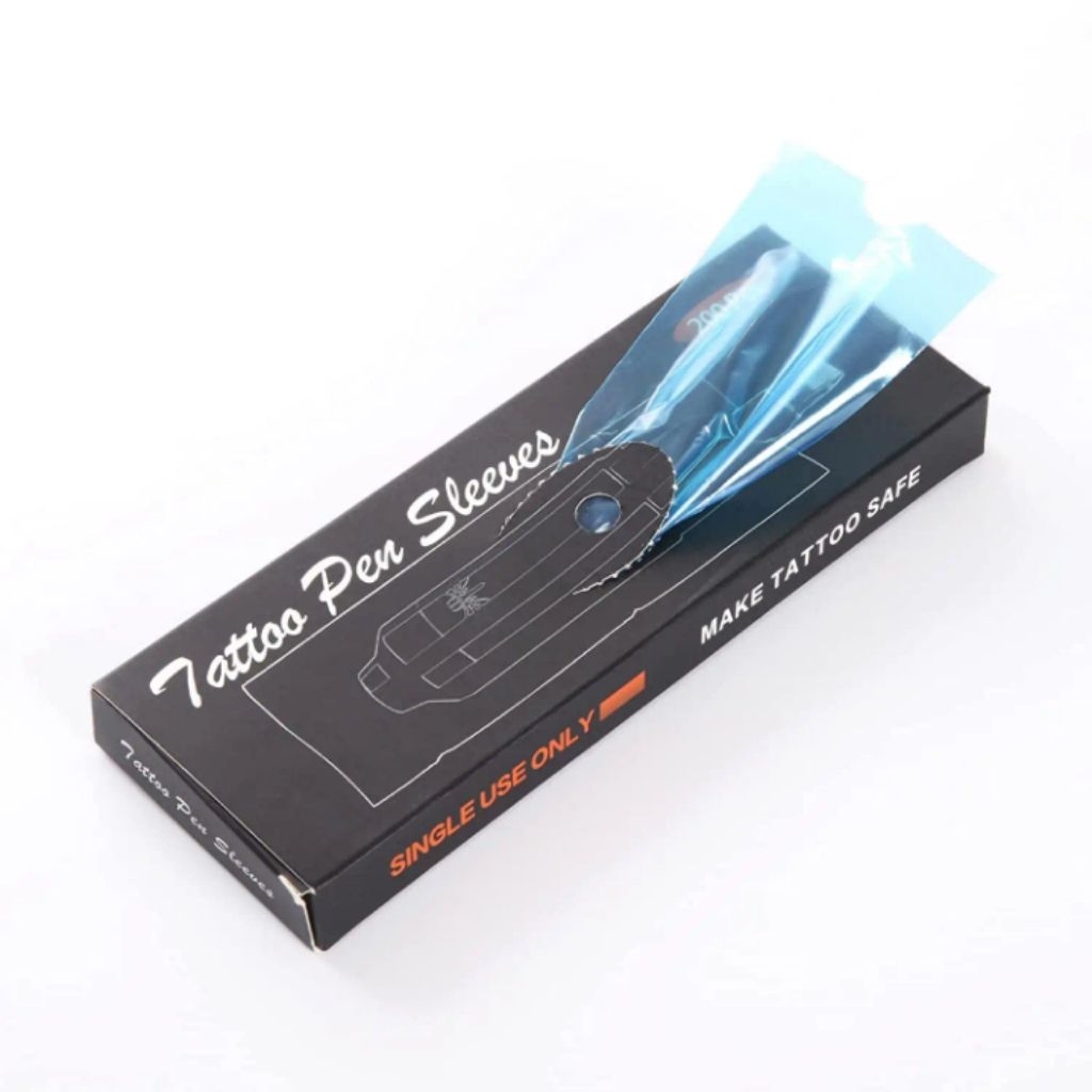 1box/200pcs Tattoo Pen Slave, pembungkus mesin tattoo pen