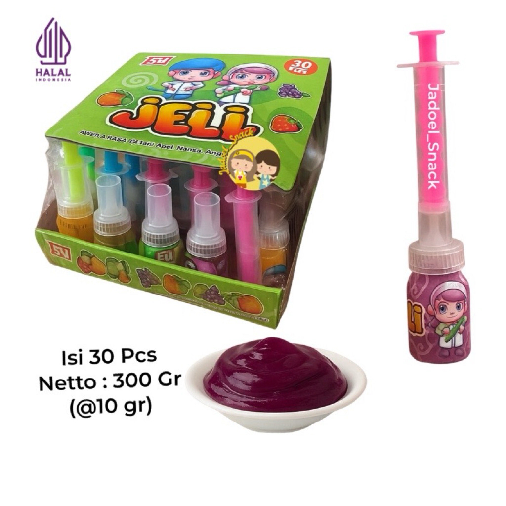 

[Grosir] - Permen Ampul 30 x 15gr Rasa Buah | Jeli Candy Lunak by Jadoel_Snack