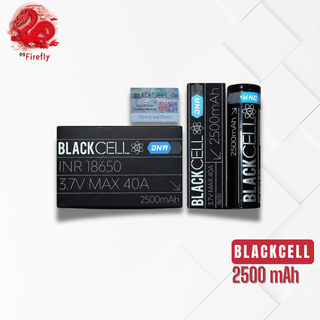BLACKCELL DNA 2500mAh 40A Baterai 18650