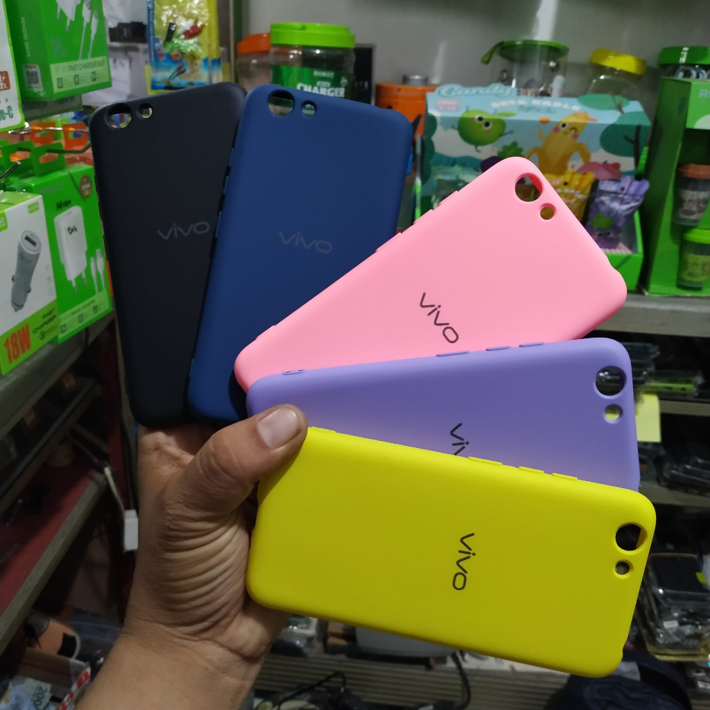 Casing Vivo 1606 Softcase Acrylic Transparan Case Vivo Y53 2017
